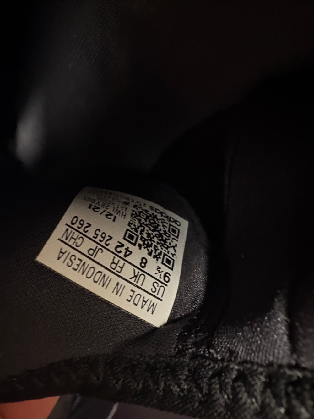 adidas Black Slip-On Crossband Trainers - Picture 5 of 6